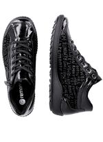 Remonte veterlaarsje gemaakt van crashlak ZWART