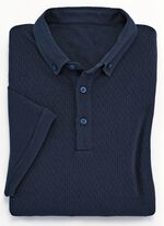 Poloshirt in gestructureerde kwaliteit 