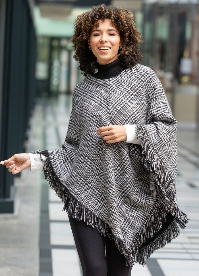 Poncho van zachte, knuffelbare kwaliteit 