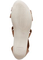 Andrea Conti, modieuze damessandalen, gemaakt van leer 