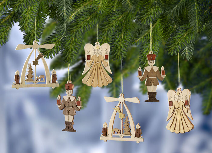 Boomversiering, 6-delige set uit het ertsgebergte 