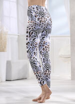 Legging met een roofzuchtig design 