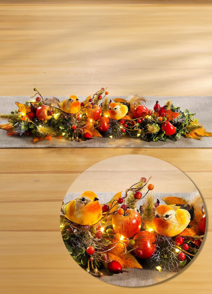 Herfst verlicht tafelblad 