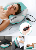 Shiatsu massagekussen met vibratie en warmte 