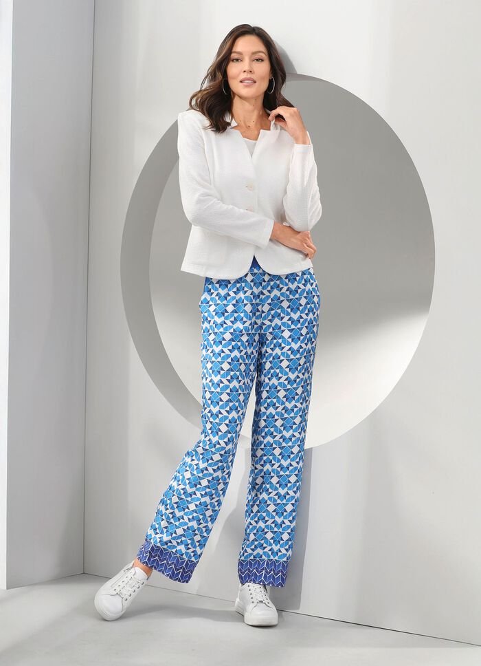 Blouseblazer met schoudervullingen 