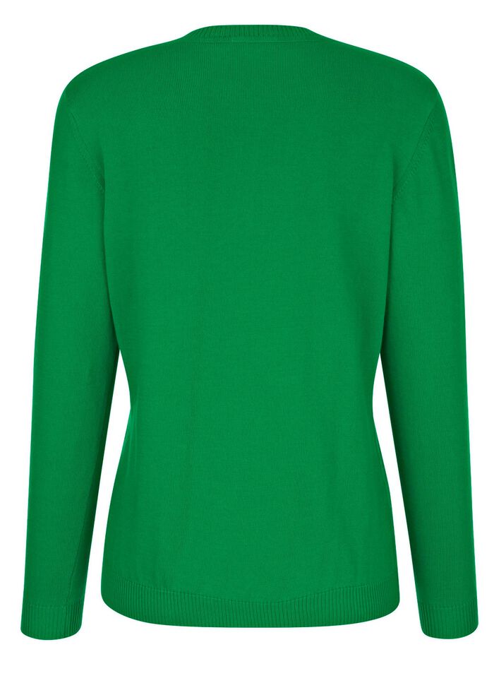 Vest van puur katoen GROEN