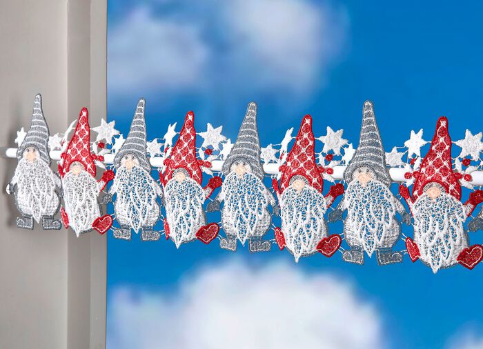 Paaldecoratie gemaakt van echt Plauenkant 