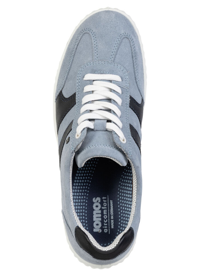 Sportieve dames veterschoenen, breedte H, met uitneembaar voetbed BLAU