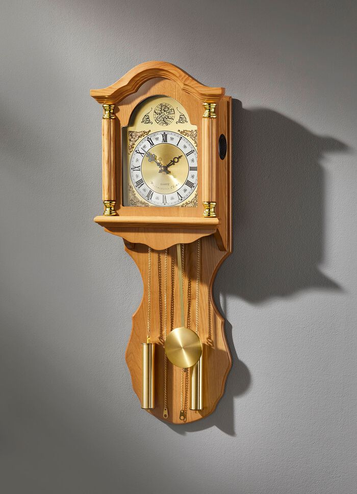 Wandklok met Westminster quartz uurwerk EIKEN