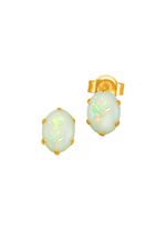 Oorbellen met echte opaal 