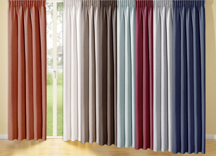 Energiebesparende verduisterende sjaals in linnenlook GROEN