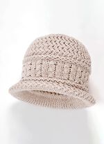 Warme damesmuts met rondom elastische band 