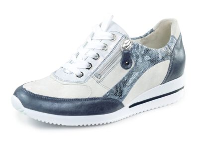 Waldl&auml;ufer sneakers van een fijne leermix 