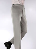 Broek met verstelbare tailleband "Klaus Models" in 4 kleuren LICHTGRIJS