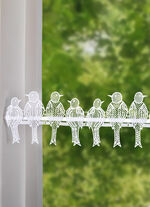 Paaldecoratie mussen met paaldoorgang 