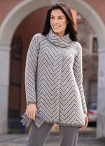 Cardigan met uitgebreide details 