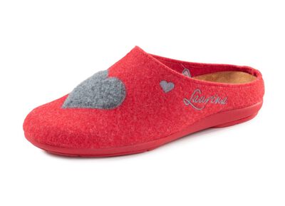 Laurina, klassieke damespantoffels, met uitneembaar voetbed 