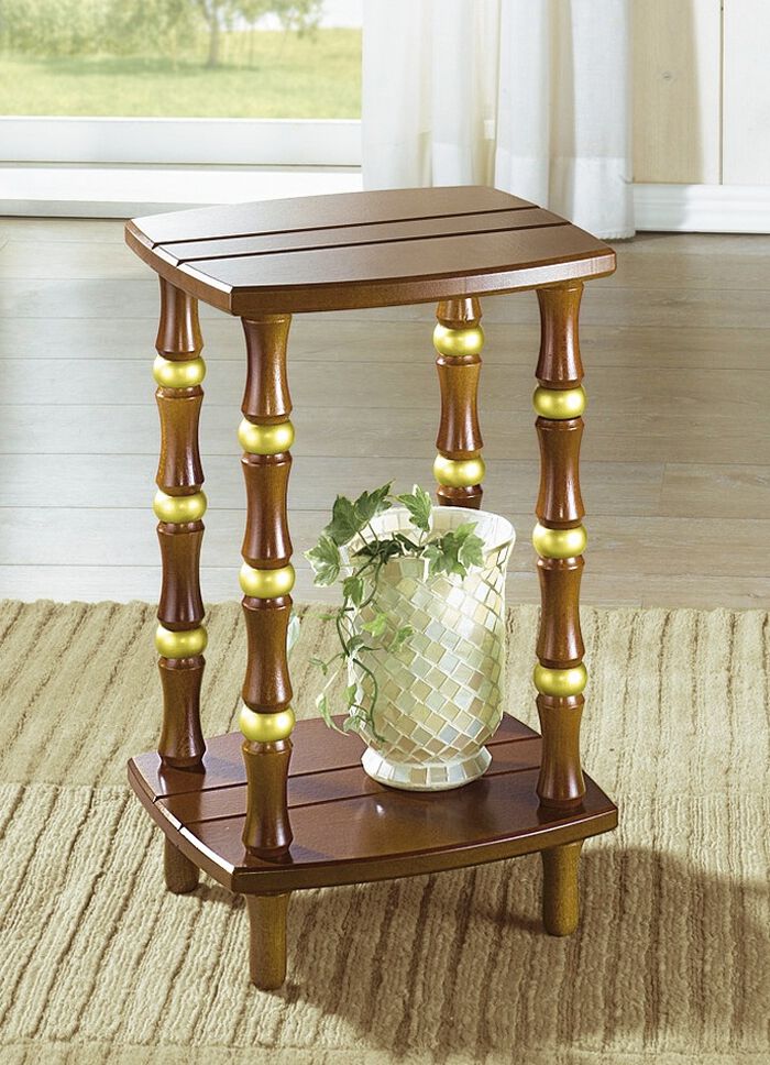 Kleine bijzettafel in verschillende kleuren EIKEN ROBUUST