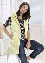 Vest met afneembare capuchon LICHTGEEL