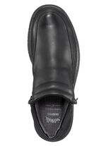 Weerbestendige enkellaarzen met twee ritssluitingen ZWART