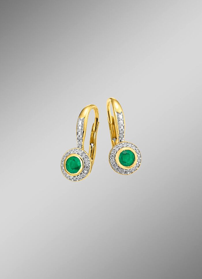 Oorbellen goud 585/- 