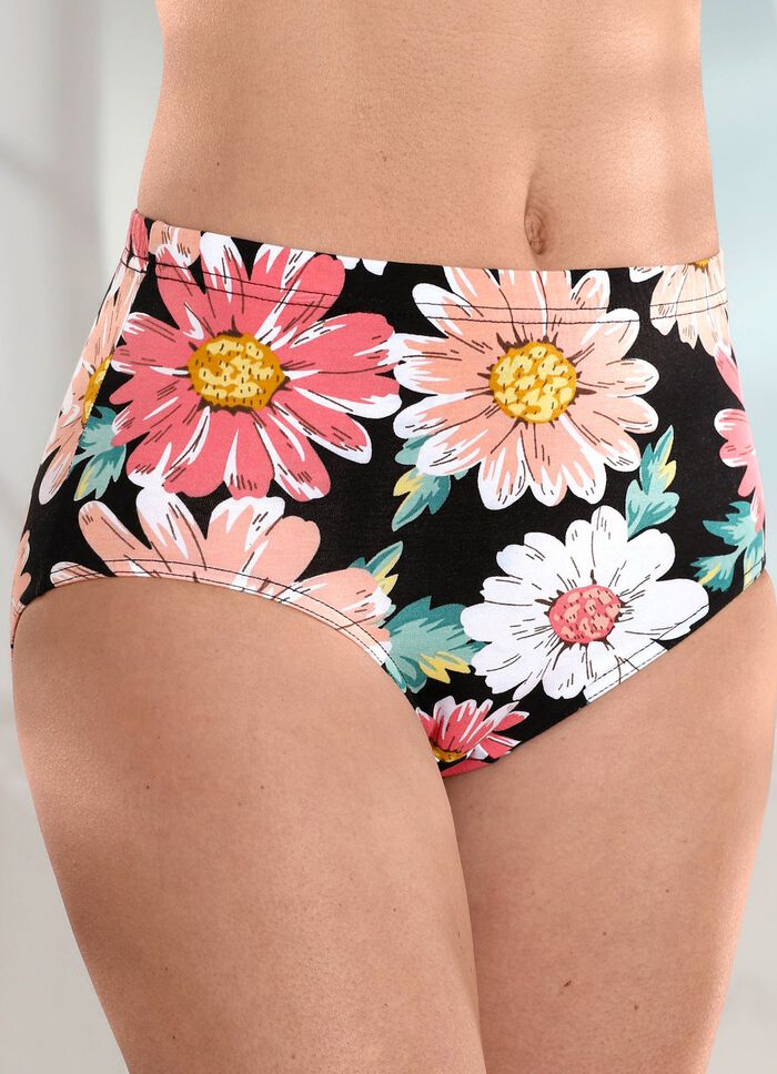 Set van vier slips met elastische band 