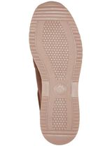 ELENA EDEN sneakers met vetersluiting en ritssluiting aan de zijkant COGNAC