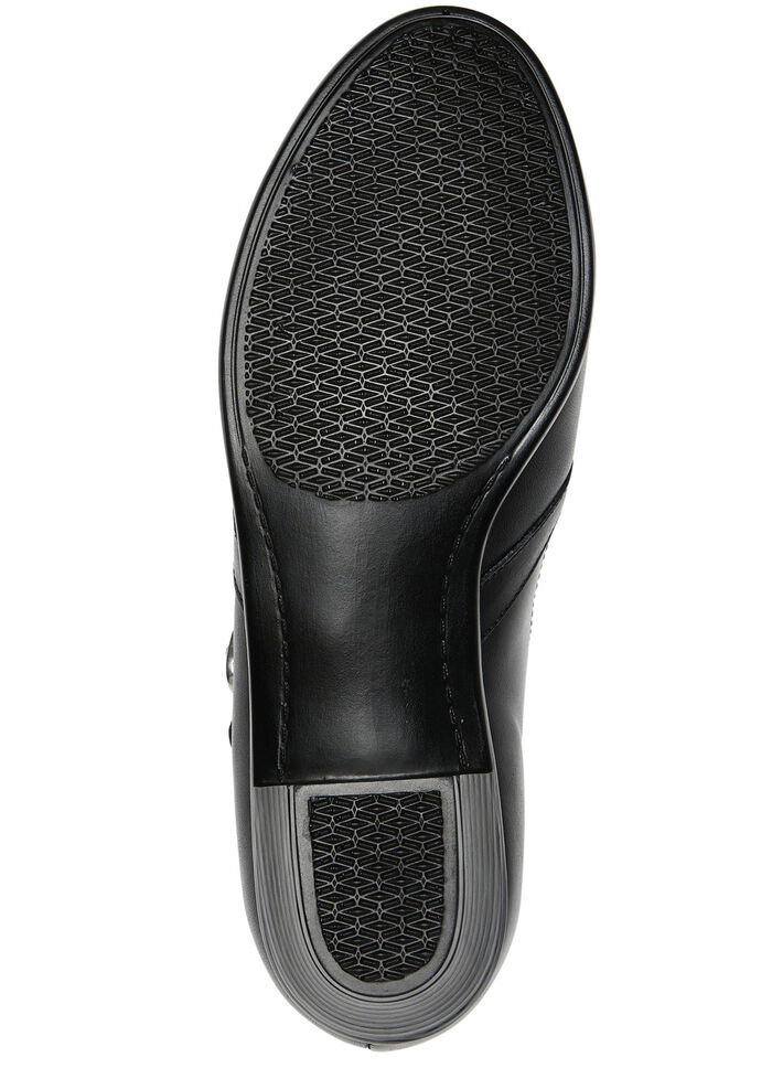 ELENA EDEN, chique damespumps, breedte H, gemaakt van leer ZWART