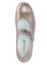 Waldl&auml;ufer clipschoen gemaakt van gedeeltelijk geperforeerd leer 