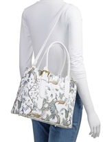 TIZIA, tas, dames, met afneembare, verstelbare schouderband WEISS-JADEGRÜN