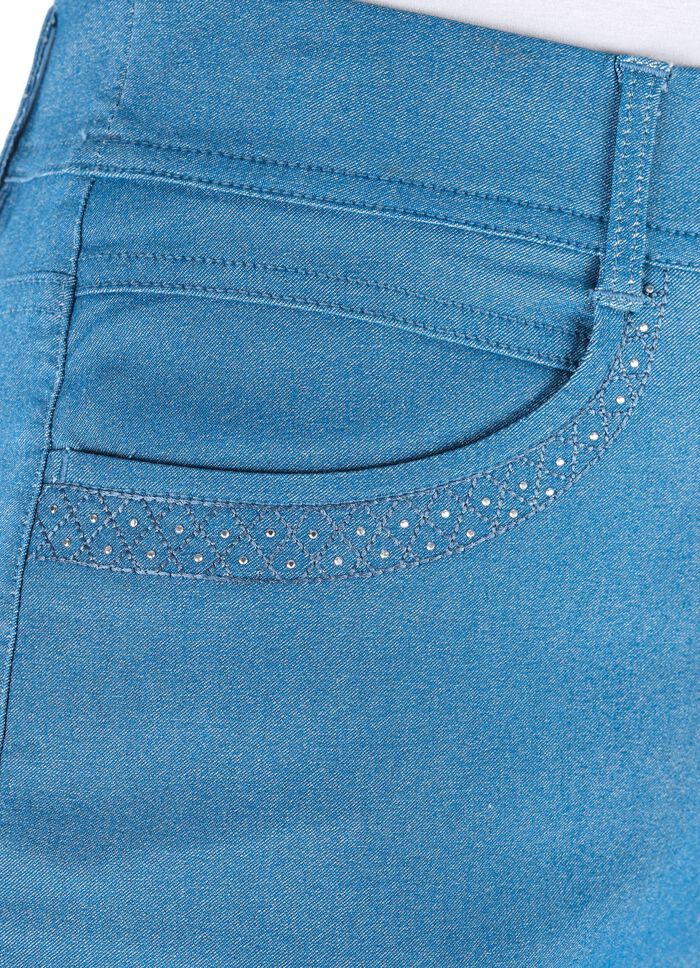Broek in denimlook 