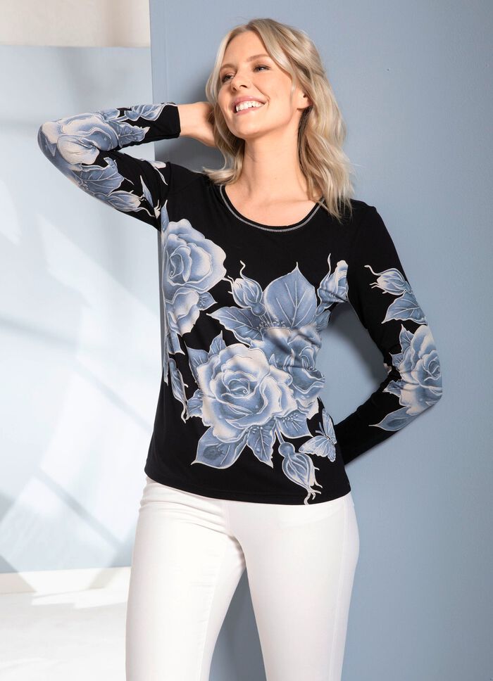 Shirt met flatlock-naad 