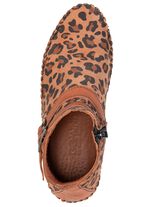 Gemini, trendy dameslaarzen, breedte G, met uitneembaar voetbed BRUIN