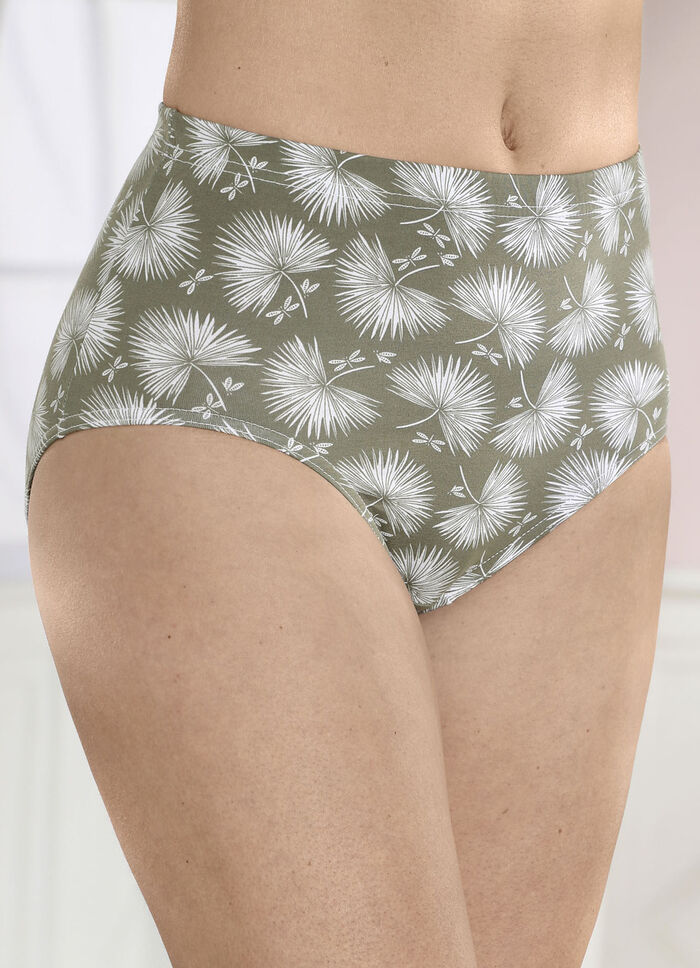 Set van vier slips met elastische band 