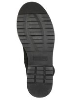 Waldl&auml;ufer, comfortabele dames enkellaarsjes, breedte G, met uitneembaar voetbed ZWART