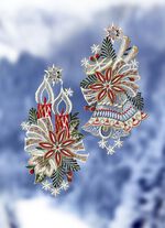 Raamschilderij, 2 stuks, met zuignappen 