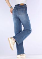 Jeans met modieuze zakken aan de voorkant 