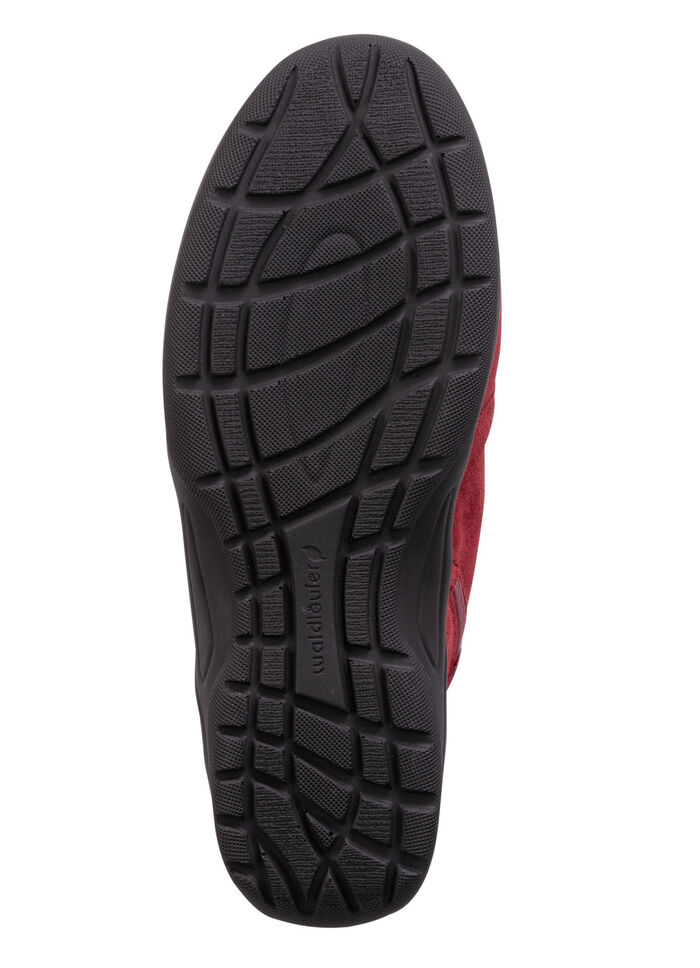 Waldläufer, comfortabele dameslaarzen, winterschoenen, breedte H, met uitneembaar voetbed KERSENROOD