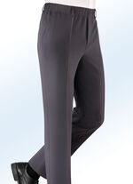 Slip-on broek van “Klaus Models” in 4 kleuren DONKERGRIJS