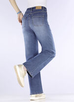 Jeans met modieuze zakken aan de voorkant DENIM BLAUW