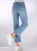 Jeans met trendy decoratieve klinknagels 