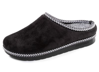 Laurina, klassieke damespantoffels, breedte G, met patroonrand 