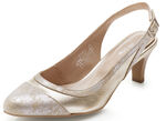 ELENA EDEN slingpumps in een elegante vorm GOUD