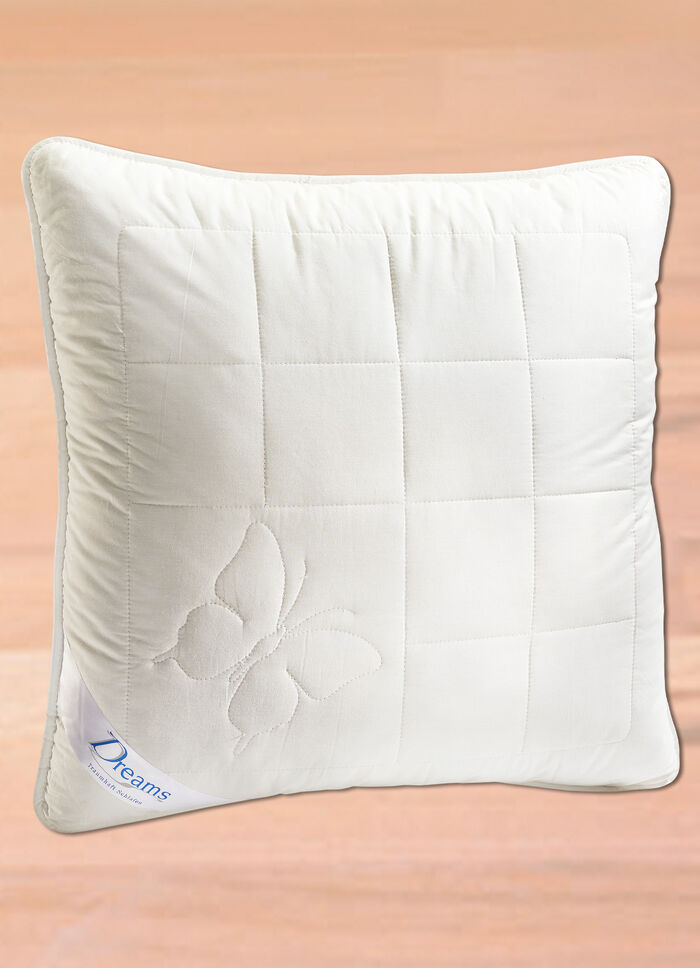 Huidvriendelijk beddengoedassortiment met hoogwaardige vulling van 100% zijde WIT