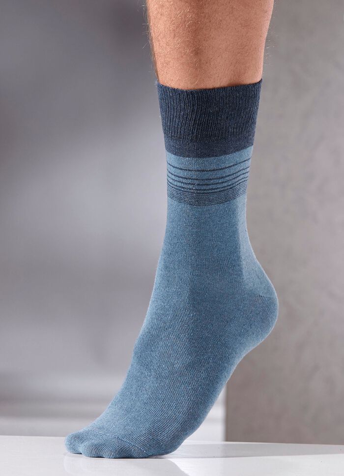 Achtpak sokken met drukvrije tailleband 