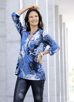 Overhemdtuniek met lusknoopsluiting 