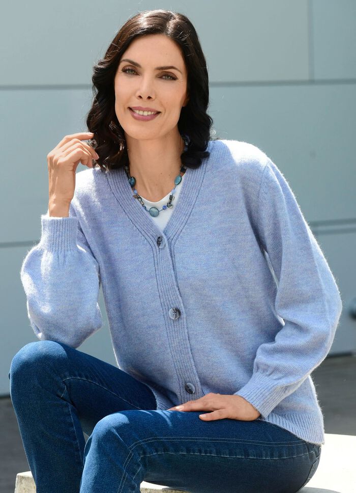 Vest dat pluizig en zacht aanvoelt 