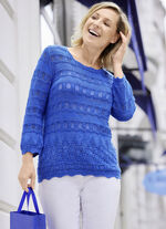 Trui met elegante glitteraccenten 