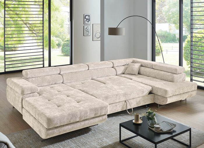 Woongedeelte met bedfunctie en bedstee CR&Egrave;ME