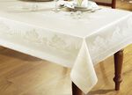 Damast tafeldecoratie "CURT BAUER" van zuiver gekamd, gemerceriseerd katoen CR&Egrave;ME
